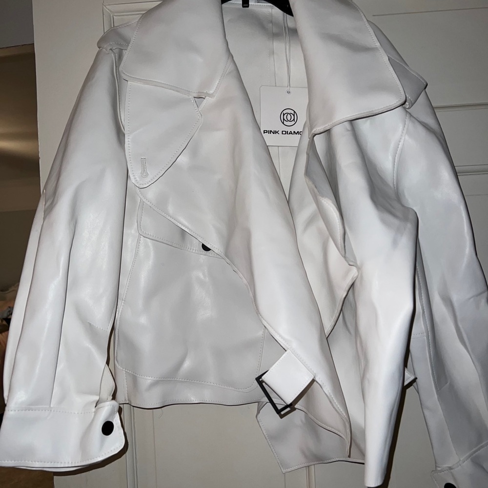 White Leather Jacket